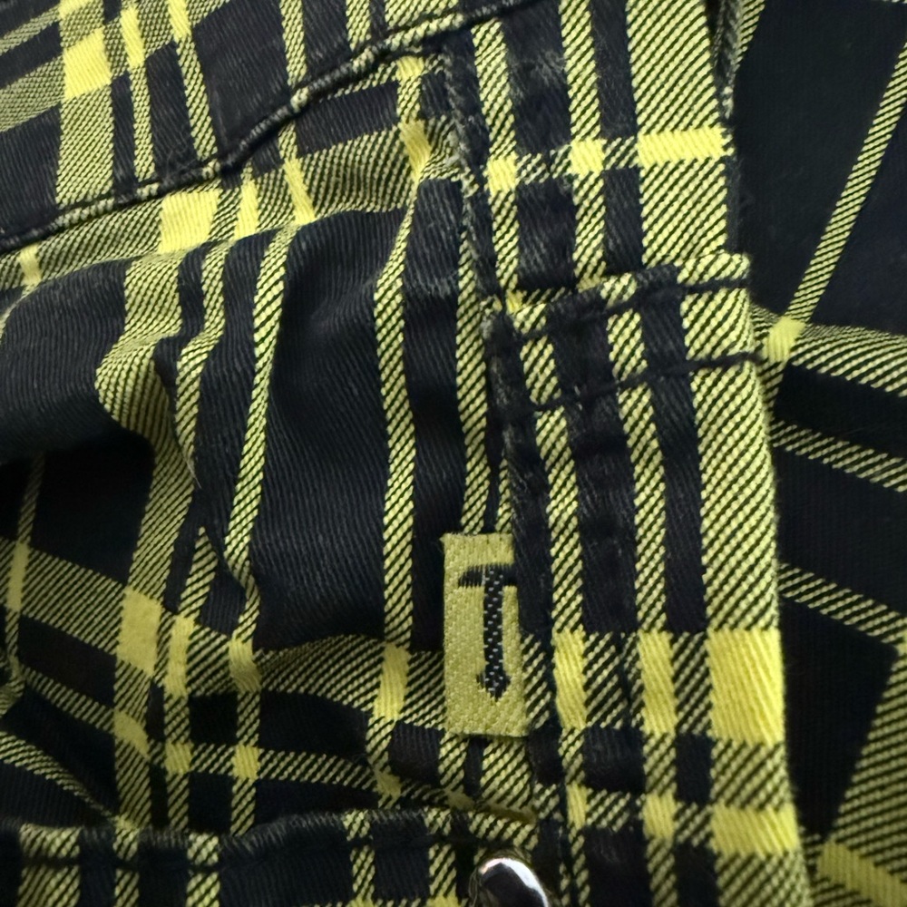 Tripp NYC Vibrant Yellow Plaid Pants - Picture 7 of 8